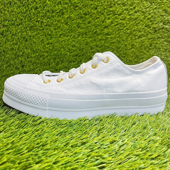 Converse Chuck Taylor All Star Lift Womens Size 9.5 White Athletic Shoes Sneaker - Picture 3 of 10